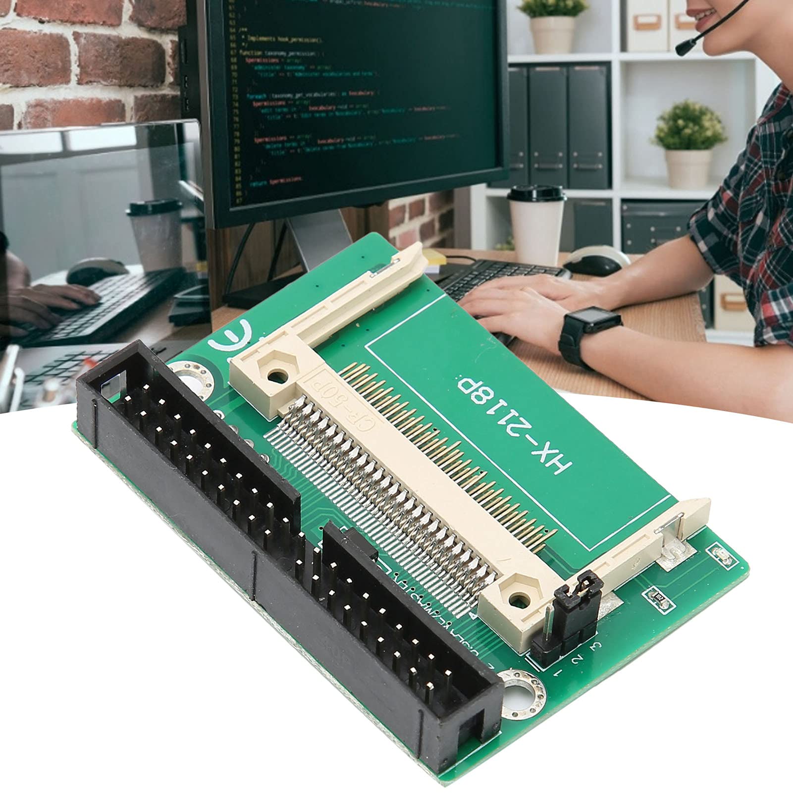 40 CF do Adaptera IDE CF IDE CF do Adaptera IDE PCB, Konwerter Dysku IDEodeEMI Desktop Adapter Karty CF do 40-pinowego, PCBl, Konwersja Idealor CF do IDE, Kolor Czarny