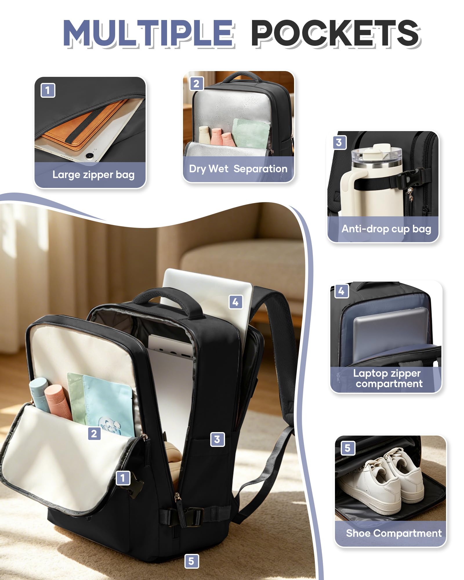 SZSYCN Ryanair Handgepäck 40x30x20 Vakuum Mit Pumpe Flugzeug Rucksack | Ryanair Handgepäck 40x30x20 Vakuum Laptop Rucksack 16 Zoll Anti Diebstahl Tasche Wasserdichte Vakuum Rucksack Mit Pumpe