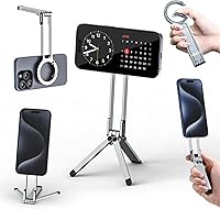 Vista 10 de ULANZI MA30 - Soporte magnético de trípode para iPhone - Maglock de aluminio para teléfono inteligente, mini trípode de bolsillo, soporte