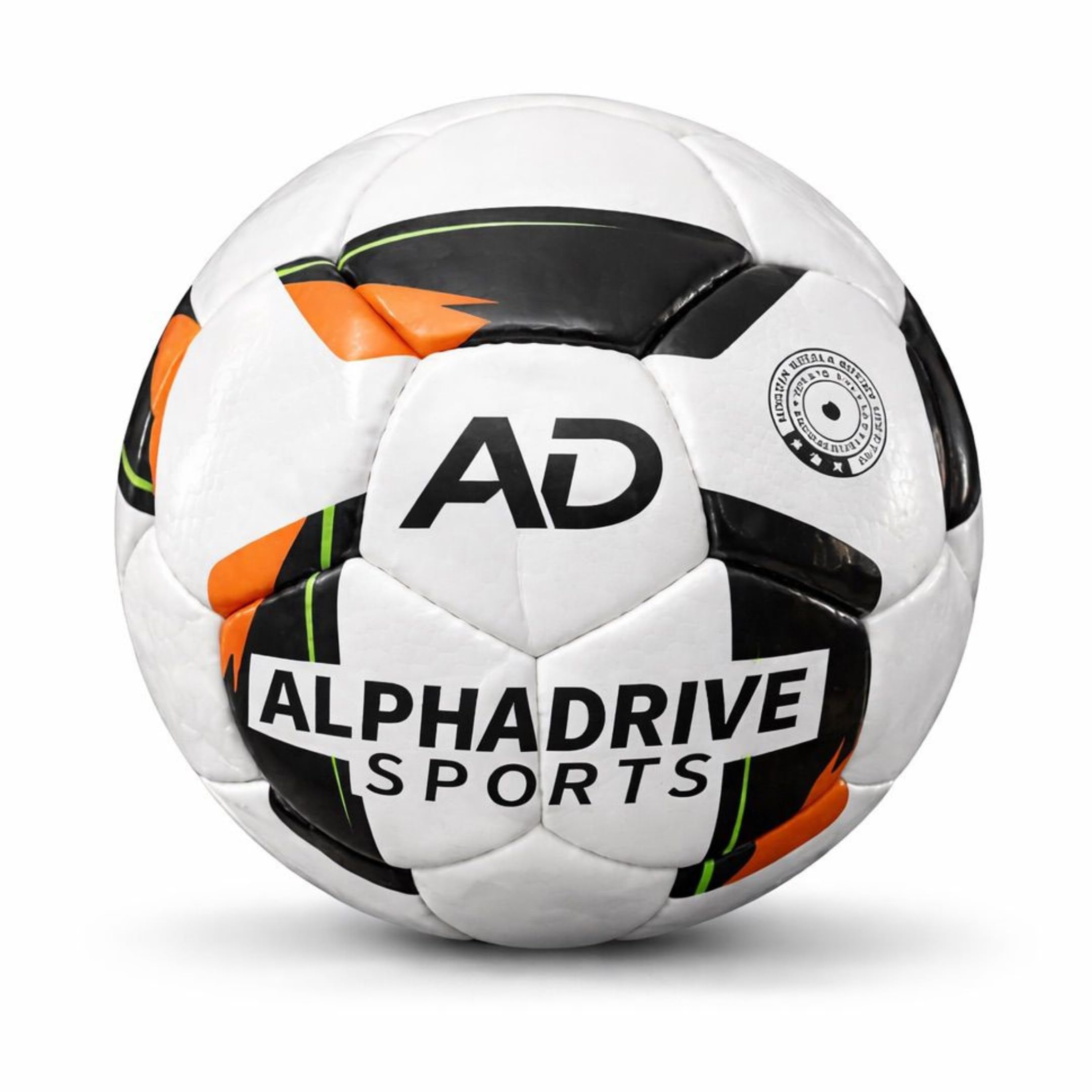 AlphaDrive Football - Size 5 (White) | PU Leather, 32 Panels, Match Ball, Tournament Play, Suitable for Turf & Grass-picture-29