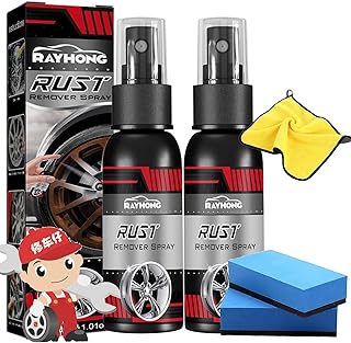 Multi-Functional Wheel Hub Renewal Agent, Rayhong Rust Remover, Rayhong Metal Rust Remover, Car Rust Removal Spray, Rust Remover for Metal (30ml 2pcs)