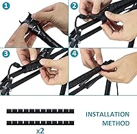 Vista 5 de Soporte de brazo de micrófono K669 con filtro antipop, compatible con Fifine K669, micrófono USB Fifine 669B con funda para cable de SUNMON