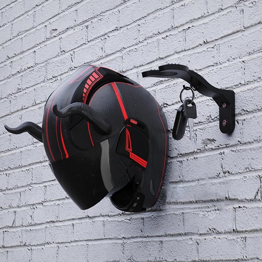 Helmhalterung Wand 1-10Pcs Motorrad Helm Haken Racks Mehrzweck Aufhänger Küche Schrank Regal Wand Halterung
