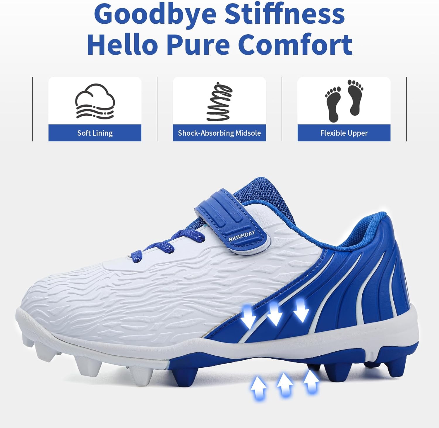 Girls Softball Cleats Turf Baseball Shoes for Youth Kids Boys Lightweight Performance Supportive - Image 5