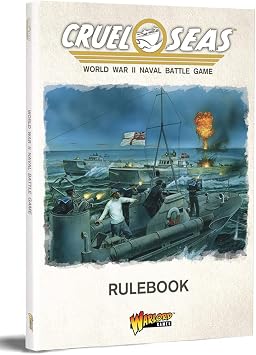Cruel Seas Rulebook 1:300 WWII Naval Military Battle Tabletop Game 781010001