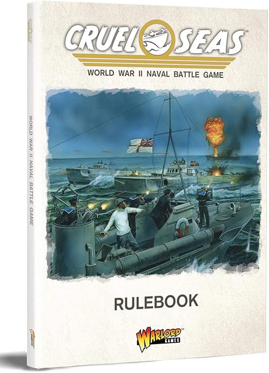 Cruel Seas Rulebook 1:300 WWII Naval Military Battle Tabletop Game 781010001