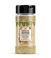 Vista 1 de Unpretentious Pimienta de ajo, 6.4 onzas, condimento versátil, sabor salado y salado, deliciosa mezcla de condimentos