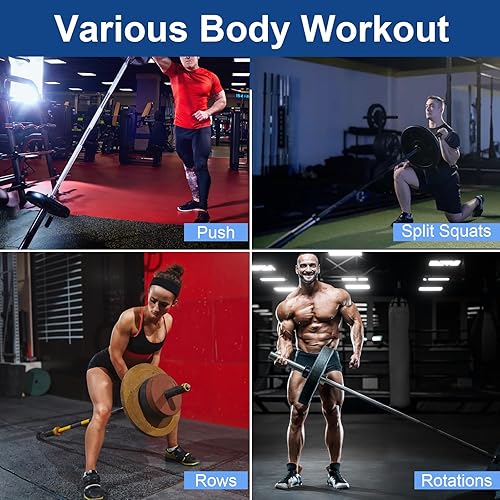 Miniatura 5 de Navona Accesorio Landmine para Barra, Landmine de Barra de 2 pulgadas, Resistente y Fácil de Usar con Rotación de 360 - para Press, Remo, Rotar,