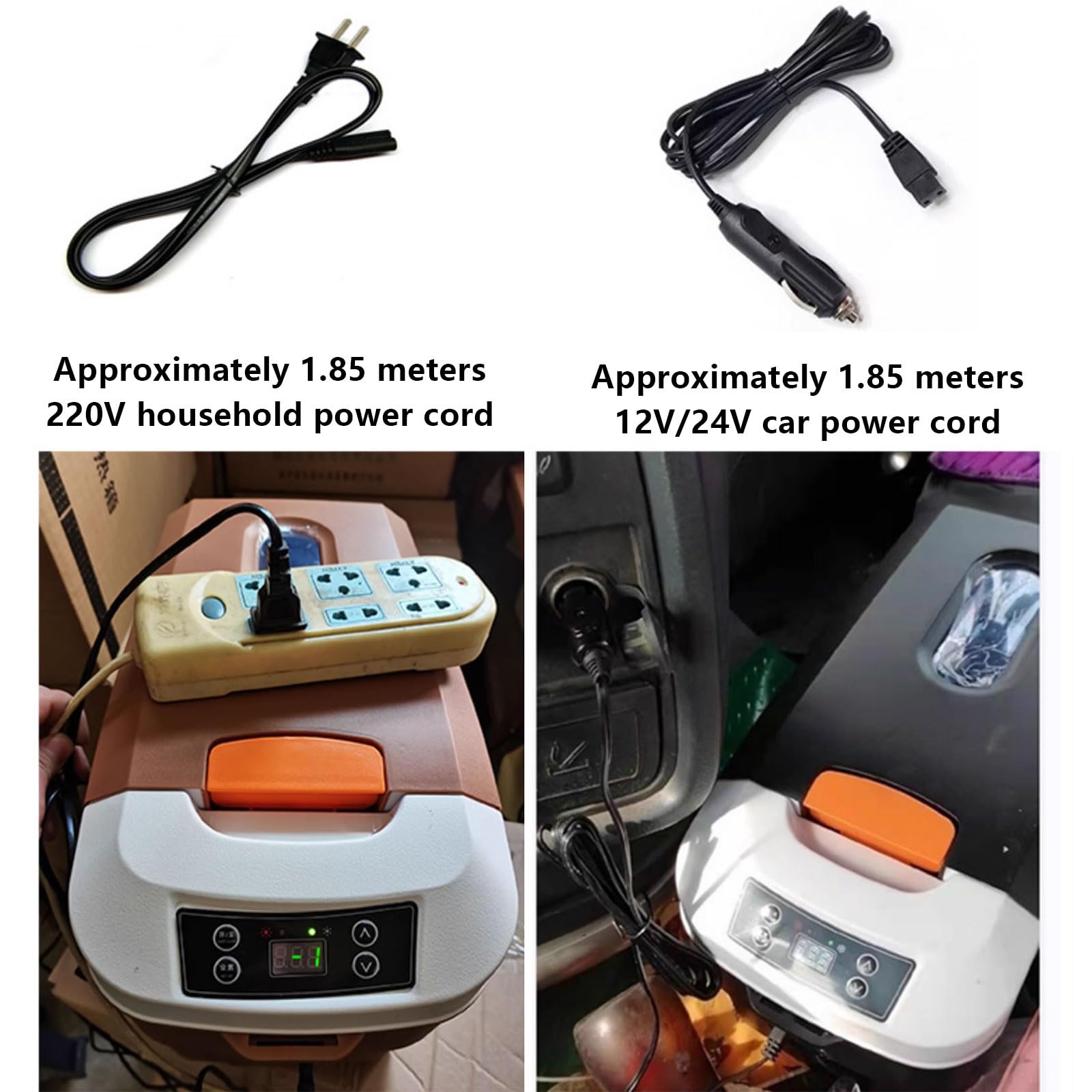 Refrigerador Pequeño Mini Nevera Electrica Refrigerador Del Automóvil 12/24/220V Con Pantalla Digital Modos De -20℃ A +60 ℃ for Hogar Camping Viajes 12 L(Brown)