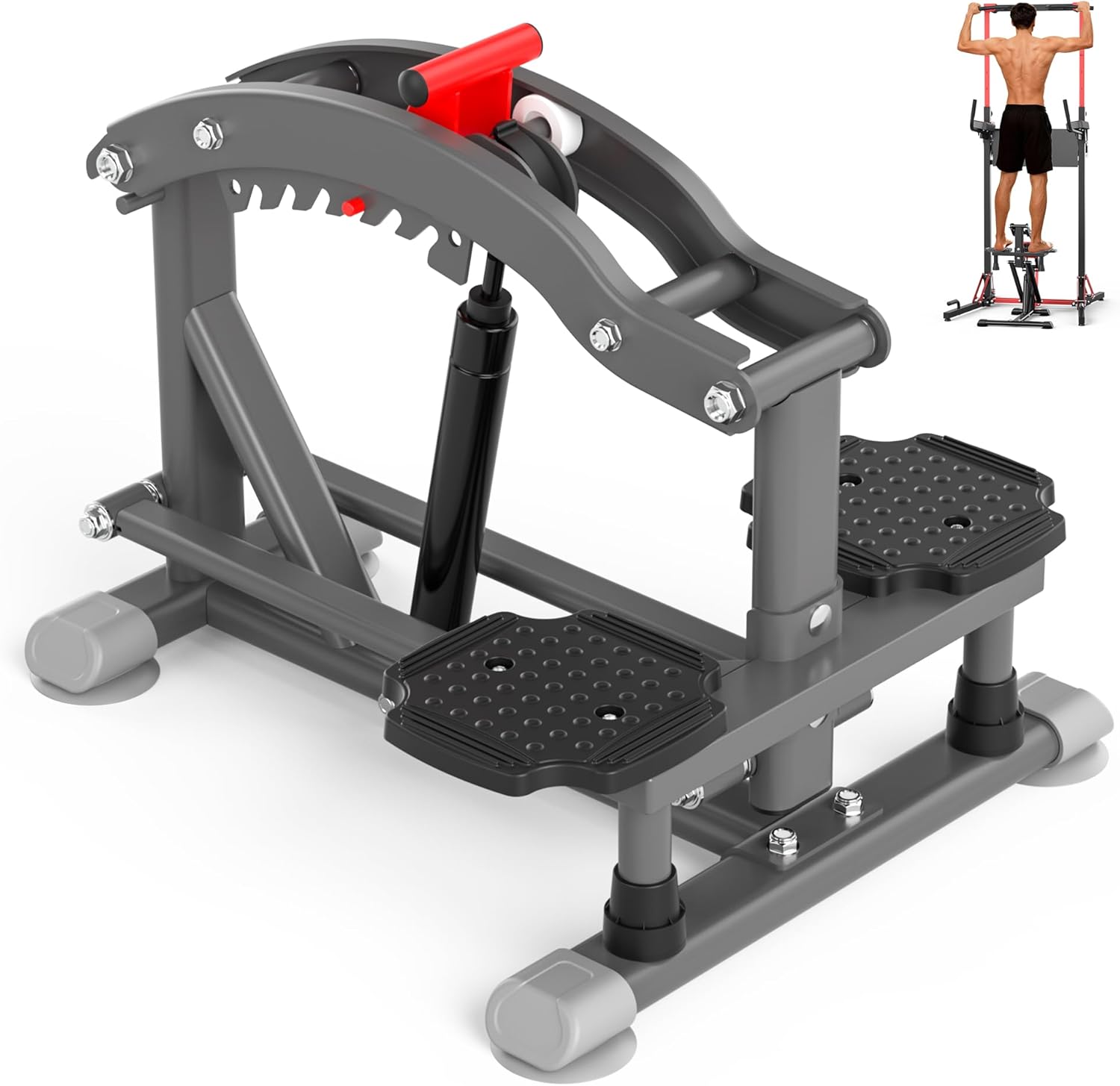 ONETWOFIT Pull Up Assistance Machine 660 LBS, Multi-Function Adjustable Power Assist for Pull Up Bar/Power Tower/Dip Station/Gymnastic Bar, Home Gym Strength Training Fitness Equipment