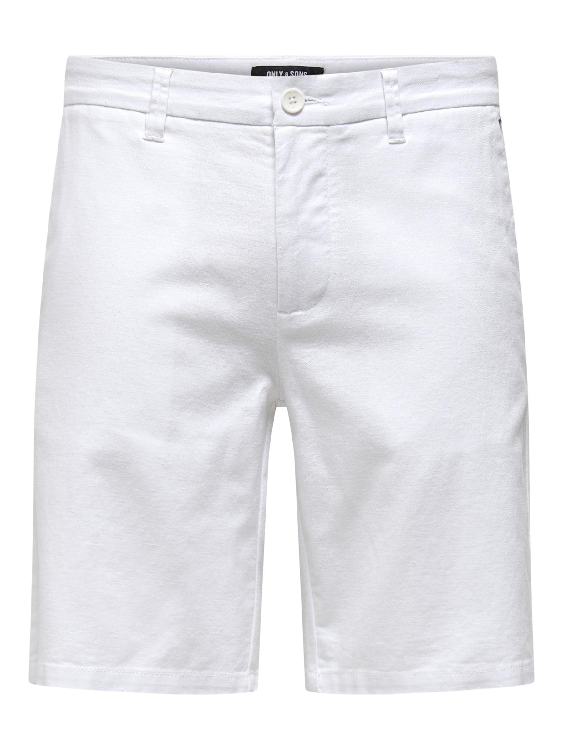Only & Sons Onsmark 0011 Cotton Linen Shorts Noos - Szorty chinosy Mężczyźni