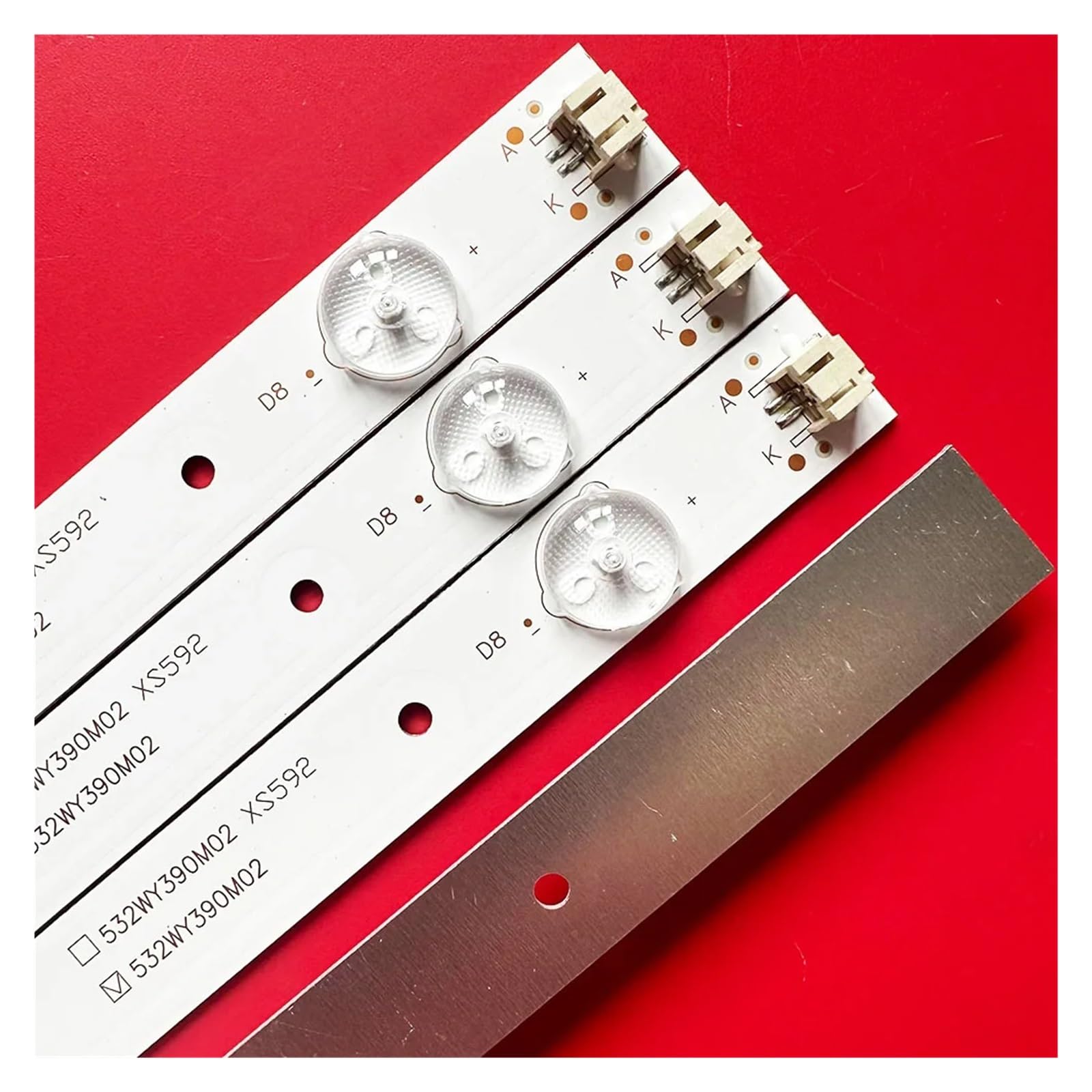 8/24 szt. do 39-calowego paska podświetlanego LED 8LED LED-39B700S OY39D08-ZC21F-04 0Y39D08-ZC21FG-02 LED-39B350 HX-42A39D LE39F51(24PCS(3TV))