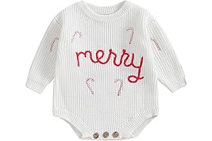 FYBITBO Cozy Christmas Jumper for Newborns