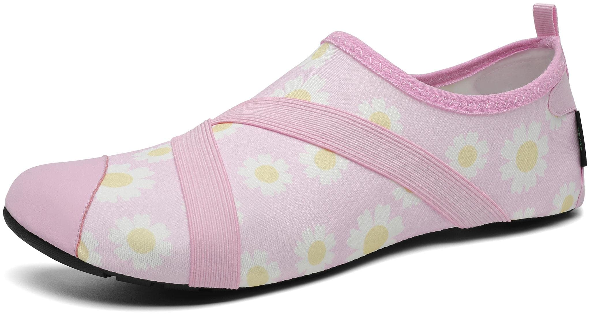 SAGUARO Escarpines Hombre Mujer para Buceo Snorkel Surf Natación Piscina Vela Mares Rocas Río Zapatos para Agua Calzado Playa Zapatillas Deportes Acuáticos, Rosa Rojizo, 40/41EU