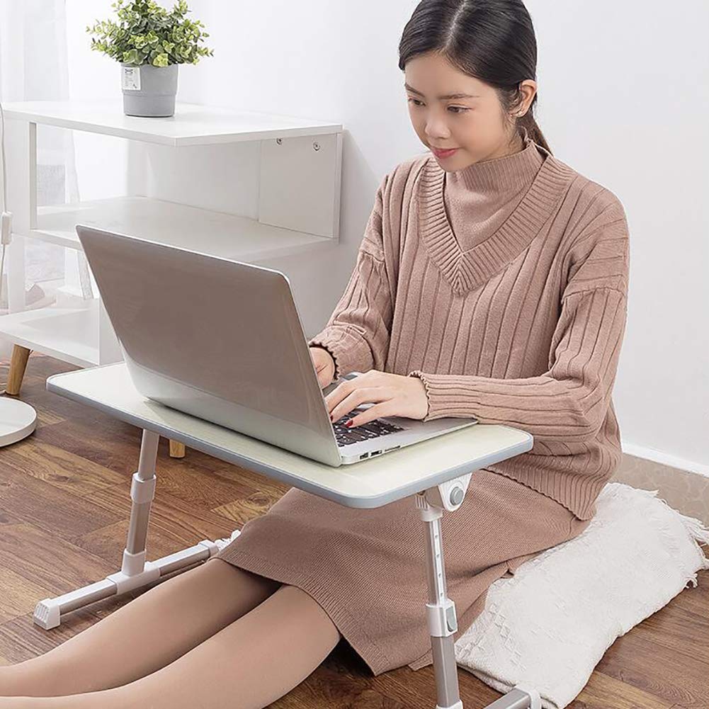 Supporto da scrivania portatile regolabile in altezza per leggere, mangiare, lavorare a letto/divano, tavolo pieghevole per il massimo comfort e praticità