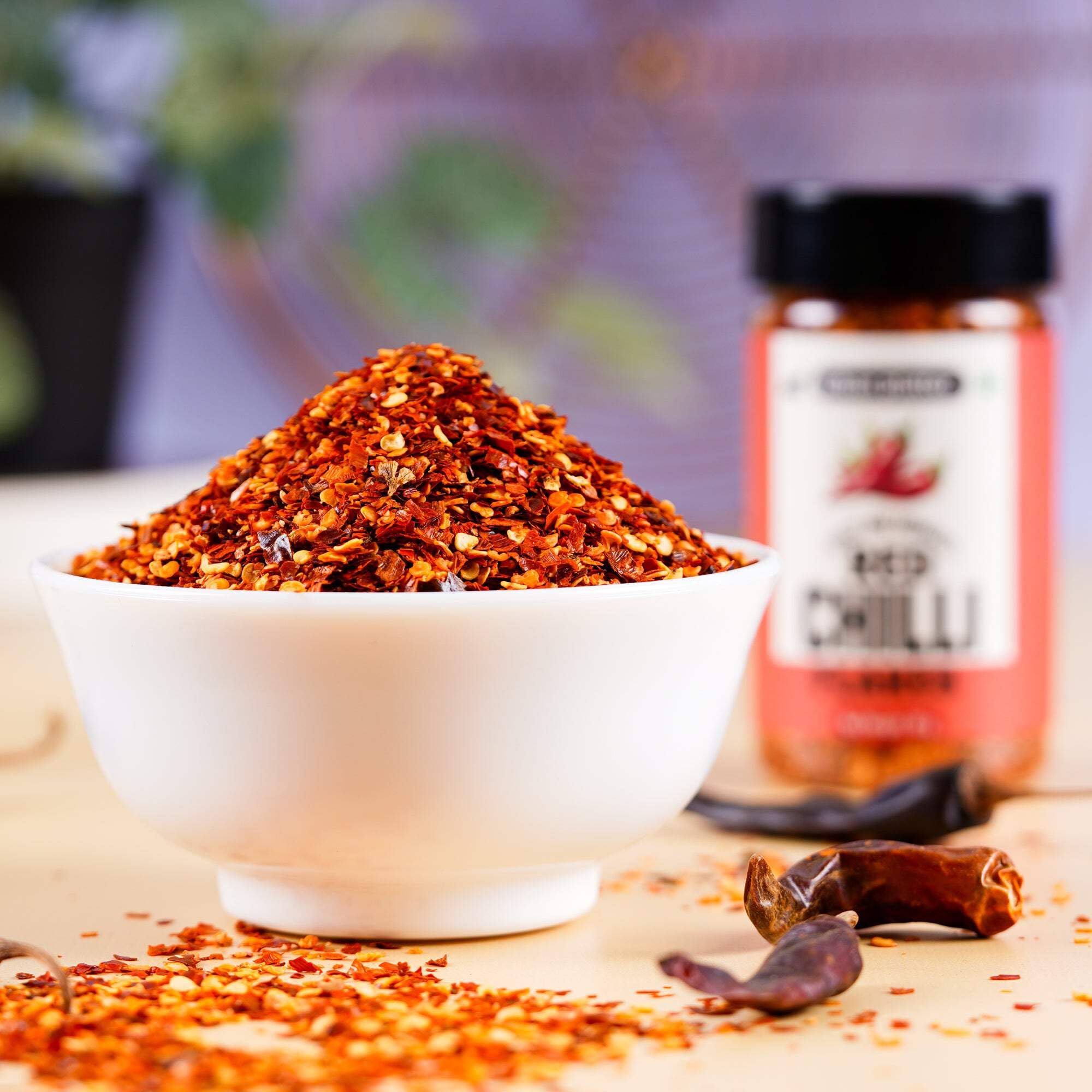 Urban Platter Dried Red Chilly Flakes, 80g