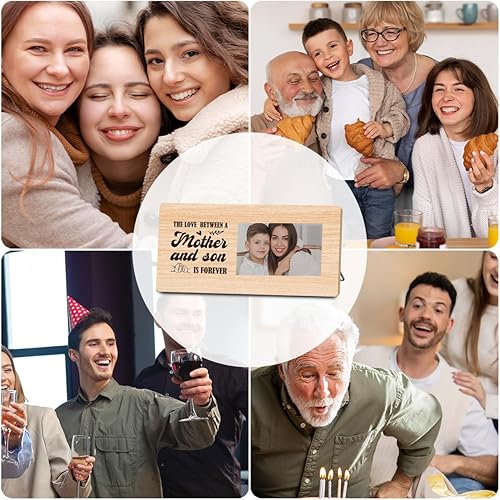 Miniatura 6 de Regalos para mamá, marco de fotos de madera para cumpleaños de madre, marco de fotos de madera para nueva mamá, regalos para mamá, mamá, suegra,