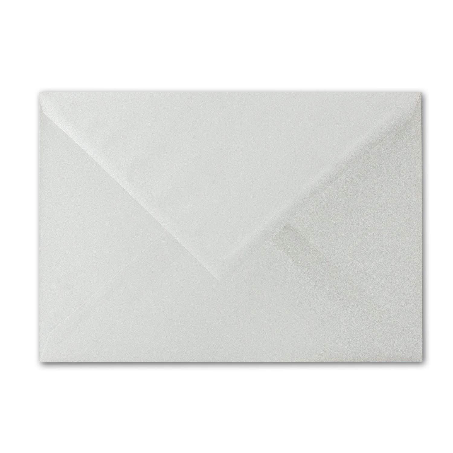 50x sobres DIN C5-162 x 229 mm - blanco transparente - cola húmeda - 92 g/m² - 16,2 x 22,9 cm - sobres transparentes de GUSTAV NEUSER