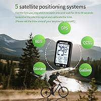 Vista 6 de Velocímetro de Bicicleta GPS Ordenador de Ciclismo Inalámbrico – Inicio/Parada Automática, Retroiluminación Automática, Odómetro de Bicicleta
