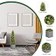 36 Inch Artificial Boxwood Topiary Tree 2 Pack, Two 3FT SEVENLOVE Potted Boxwood Tree Cone Topiary Artificial Plant Shrub for Front Porch Home Office Decor Product Image 3