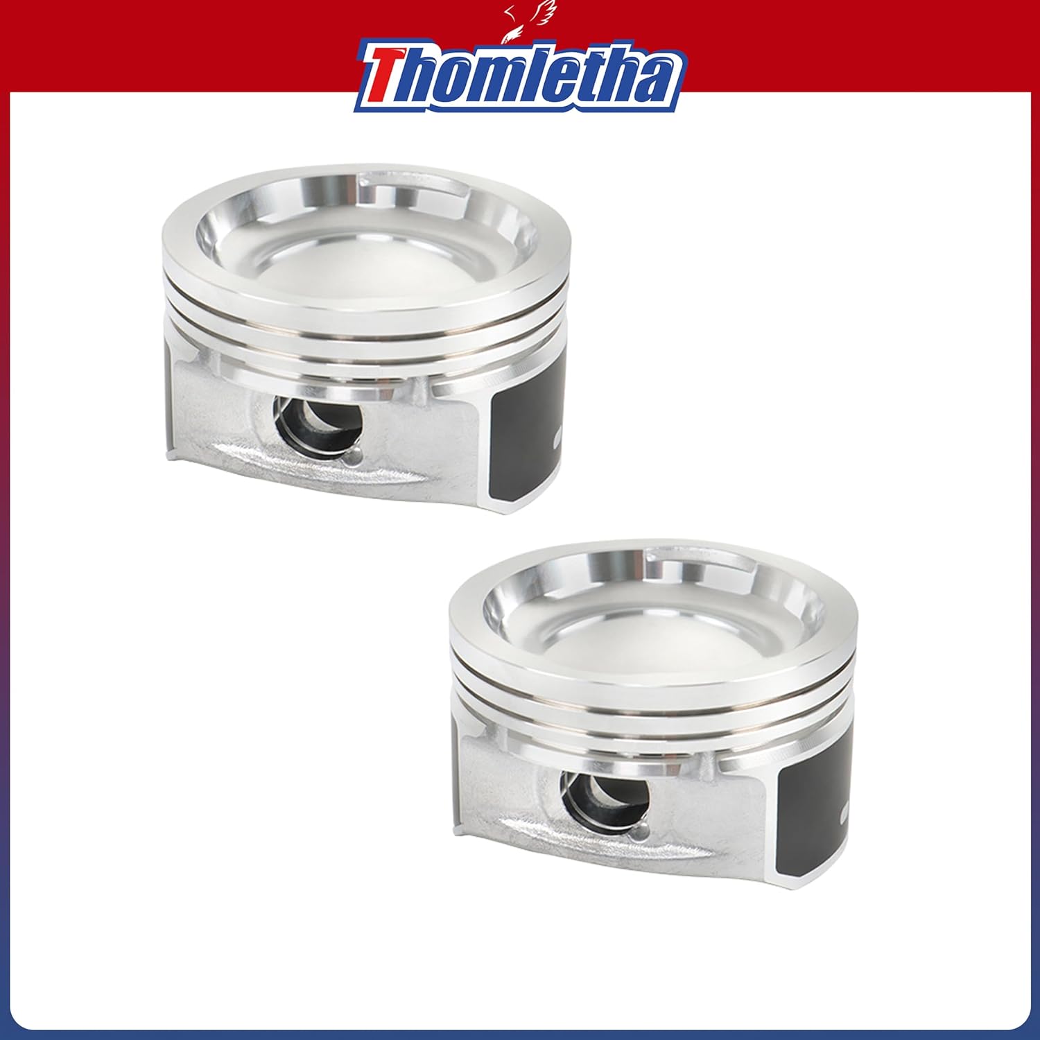 2Pcs Piston Kit Replacement for Polaris RZR 800 2008-2013 2014