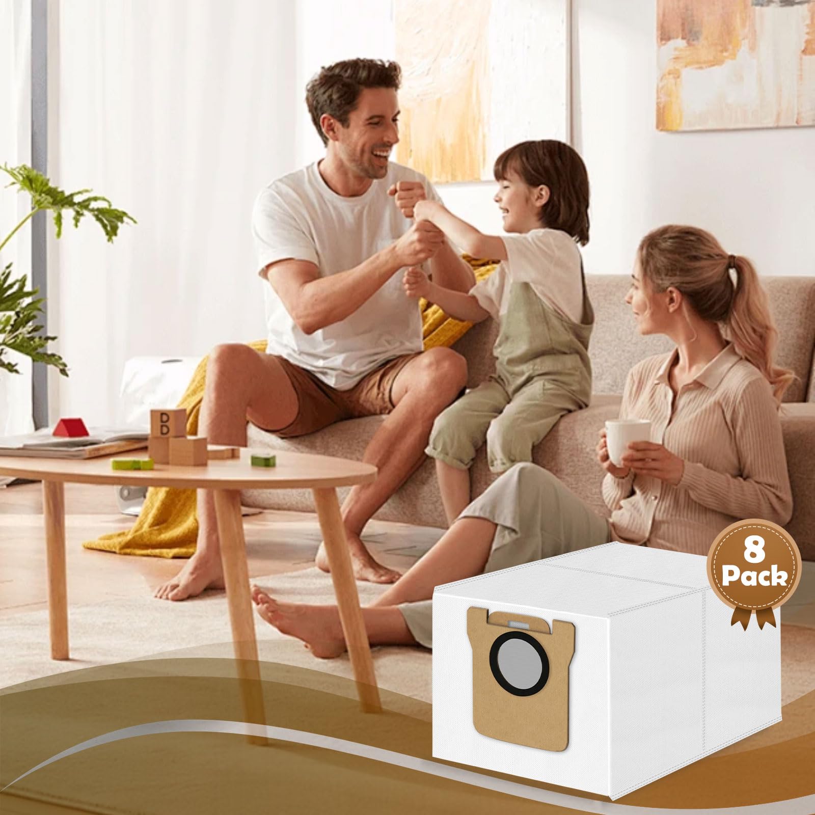 Sacchetti Per Polvere Dreame Da 3 Litri - Ricambi Per Stazione Di Svuotamento Robot Aspirapolvere - Foto 6