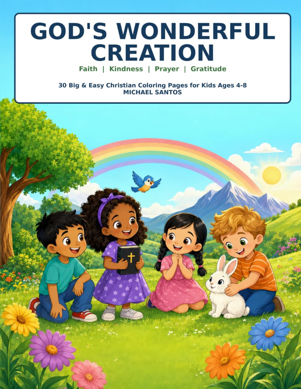 God's Wonderful Creation: Faith-Filled Coloring Books for Kids