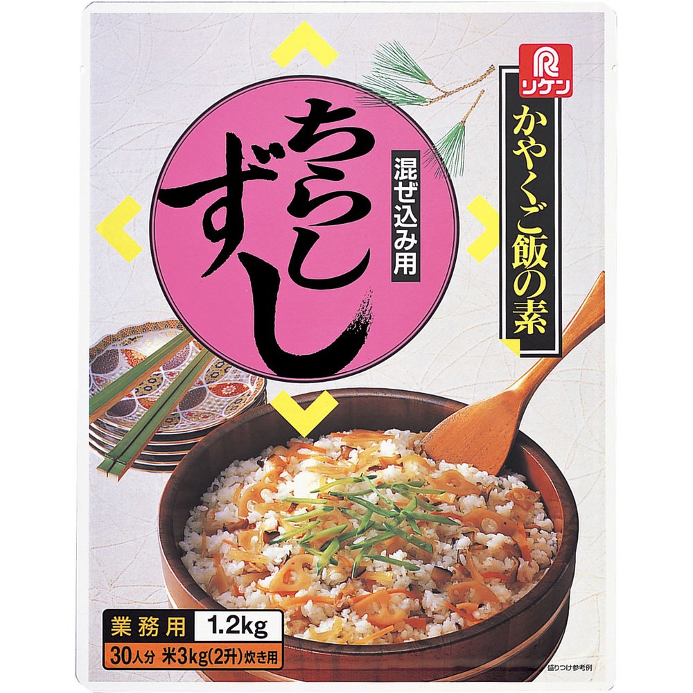 Amazon | リケン かやくご飯の素 混ぜ込み用 ちらしずし 1.2kg