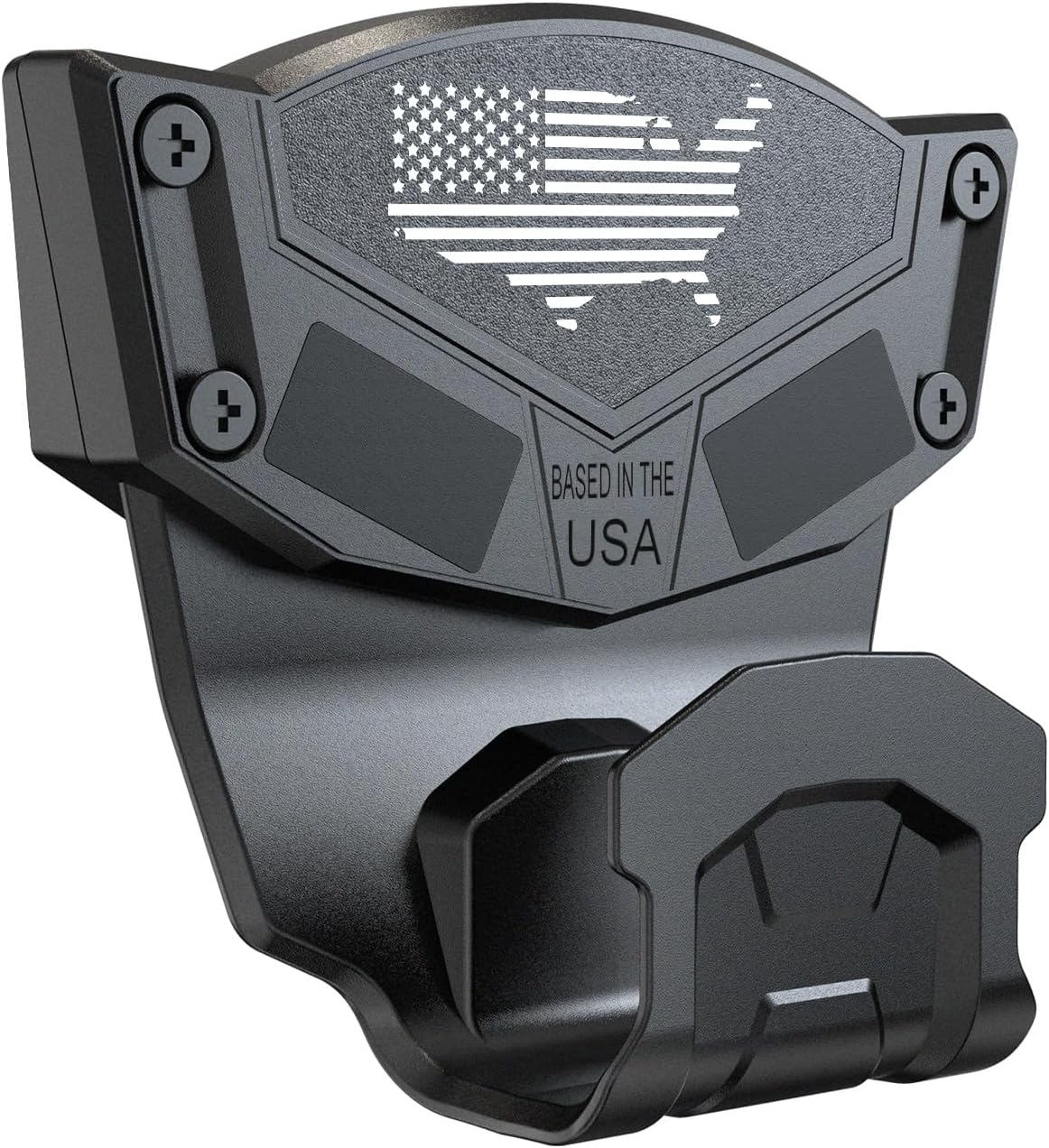 Gun Magnet Mount for Truck Car Vehicle,Magnetic Gun Mount for Pistol Shotgun Revolver with Trigger Guard Protect,Gun Magnet Rate Max 15 LBS Conceal in Desk Safe Wall Easy to Access&Release
