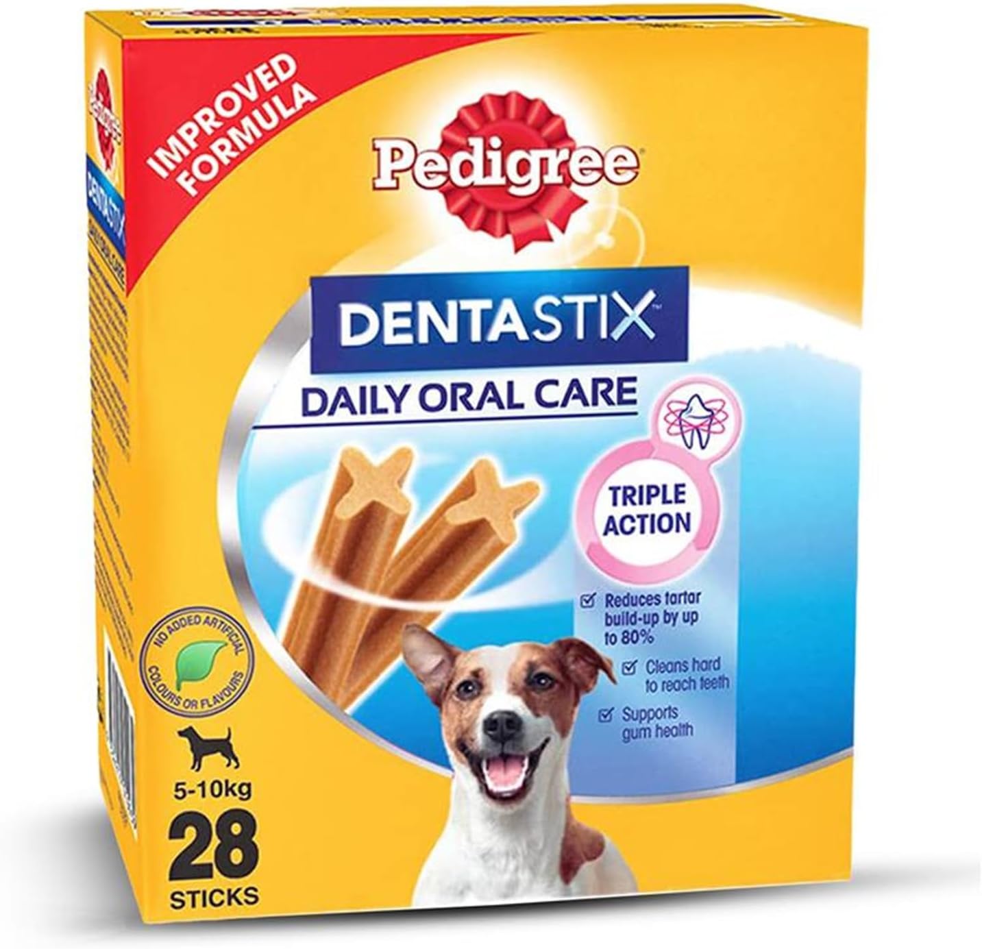 Dentastix Oral Care Dog Treat, Adult Small Breed (5-10 kg), 440 g, Recommended by Vets, Supports Gum Health, Reduces Risk of Gum diseases