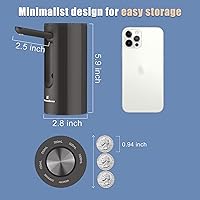 Vista 6 de KitchenBoss - Dispensador universal de botella de agua de 5 galones: bomba automática plegable para botella de agua, bomba de agua potable eléctrica