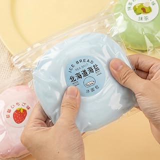 Rich Peach スクイーズ ストレス解消グッズ リアル 食べ物 動物 キャラクター 玩具 高弾性 柔らかい ストレスボール 知育玩具 プレゼント 握る おもちゃ リラックス 子供 大人兼用 （北海道塩だいふく1枚）