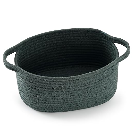 How to Choose Eco Friendly Holiday Gifts - 71C7P0jc+ML. SS520 - Sale is Live - 2026 Cute Woven Storage Basket with Handle – Hunter Green Empty Gift Burr Basket for Valentines Day, Birthday, Holiday Gifts, Eco-Friendly, Decorative Organizer Bin for Nursery, Plants