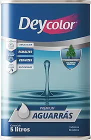 Aguarrás Premium Deycolor 5l – Solvente para Tintas, Diluente de Esmaltes Sintéticos e Vernizes – Uso Profissional e Doméstico