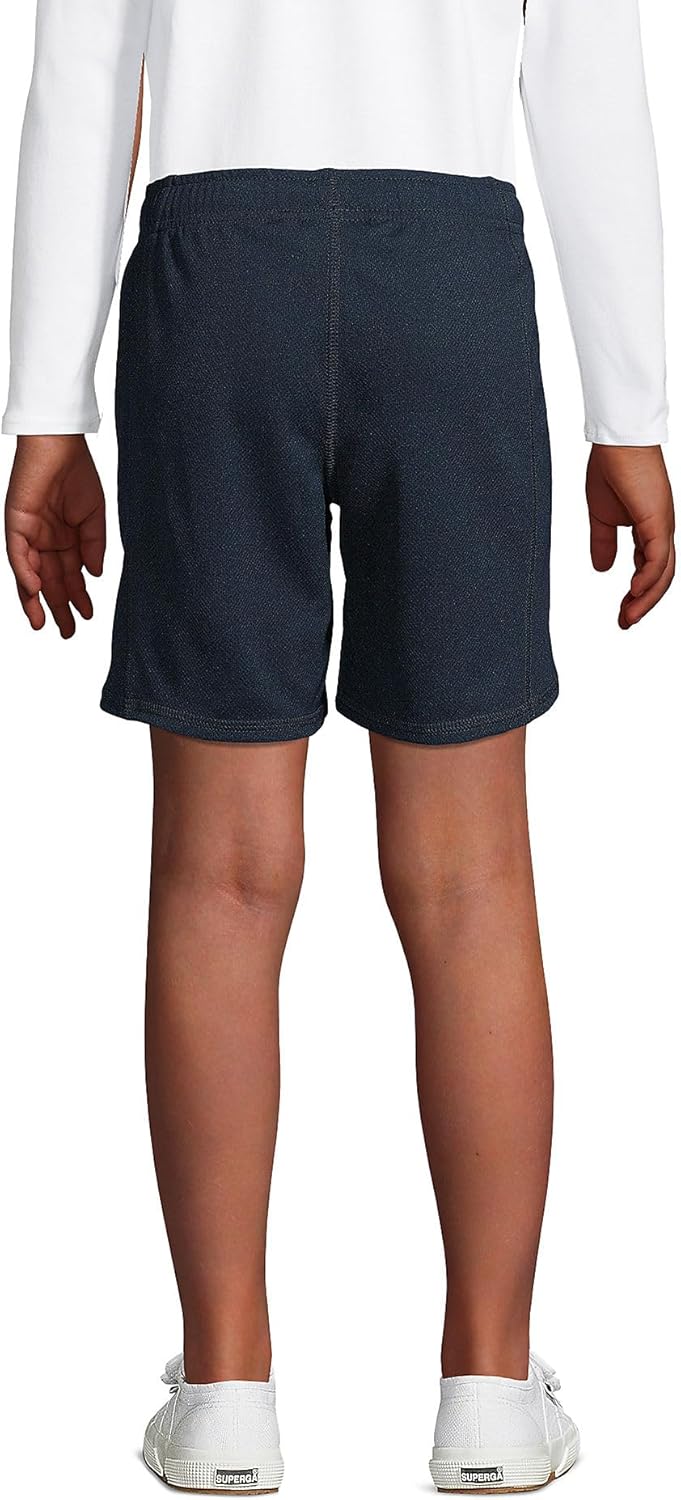 Lands’ End School Uniform Girls Mesh Gym Shorts