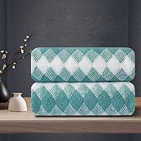 Vista 29 de Juego de 4 toallas de baño extra grandes (35 x 70 pulgadas), toallas de baño de gran tamaño, súper suaves, altamente absorbentes, juego de toallas