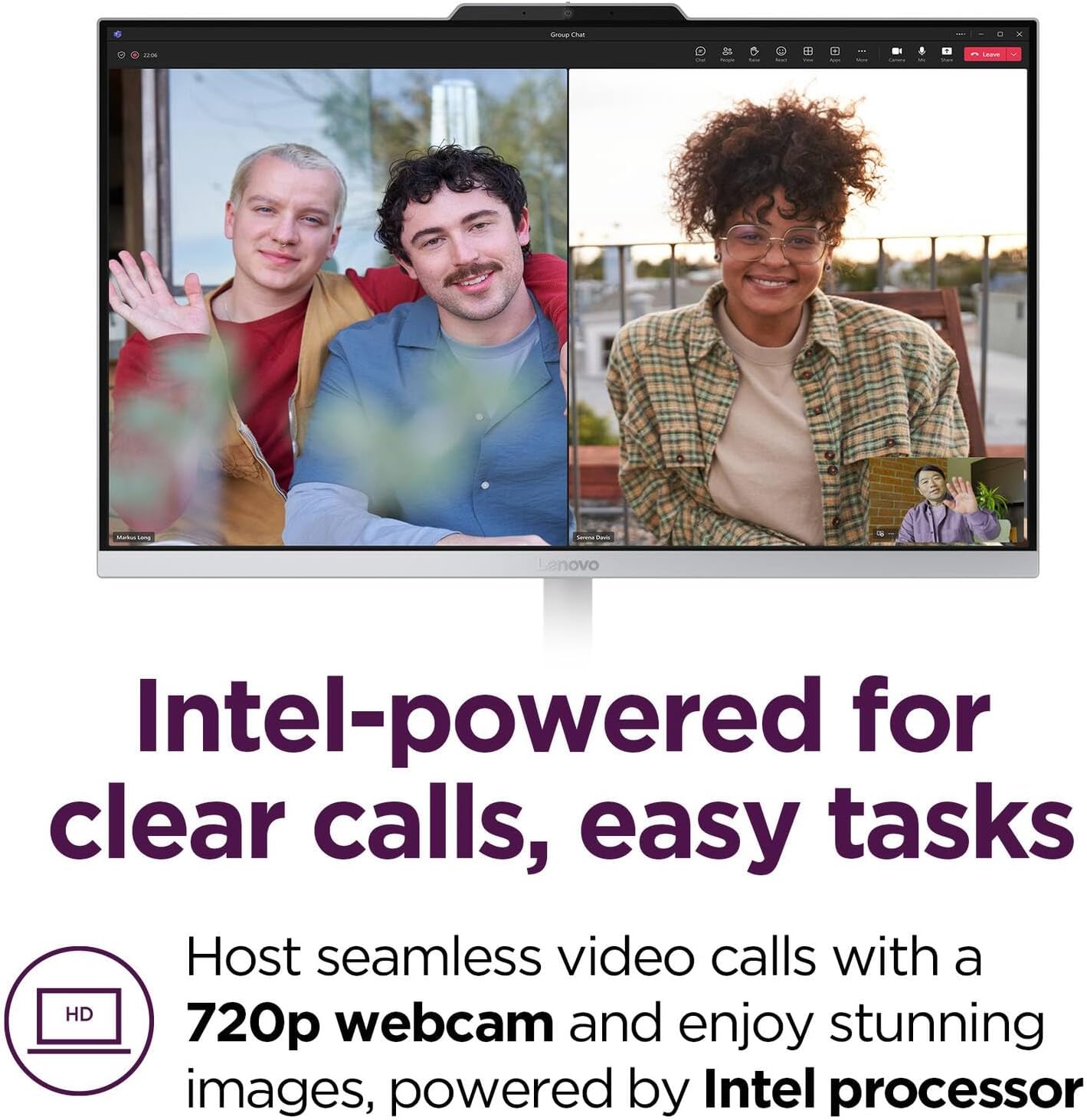 Lenovo A100 24” FHD All-in-One Desktop Computer, Intel 4-Core Processor, 16GB RAM, 512GB SSD, WiFi 6, Bluetooth 5.2, RJ45, Business & Home, Wired Keyboard and Mouse, Windows 11 Pro, W/Accessories - Image 4