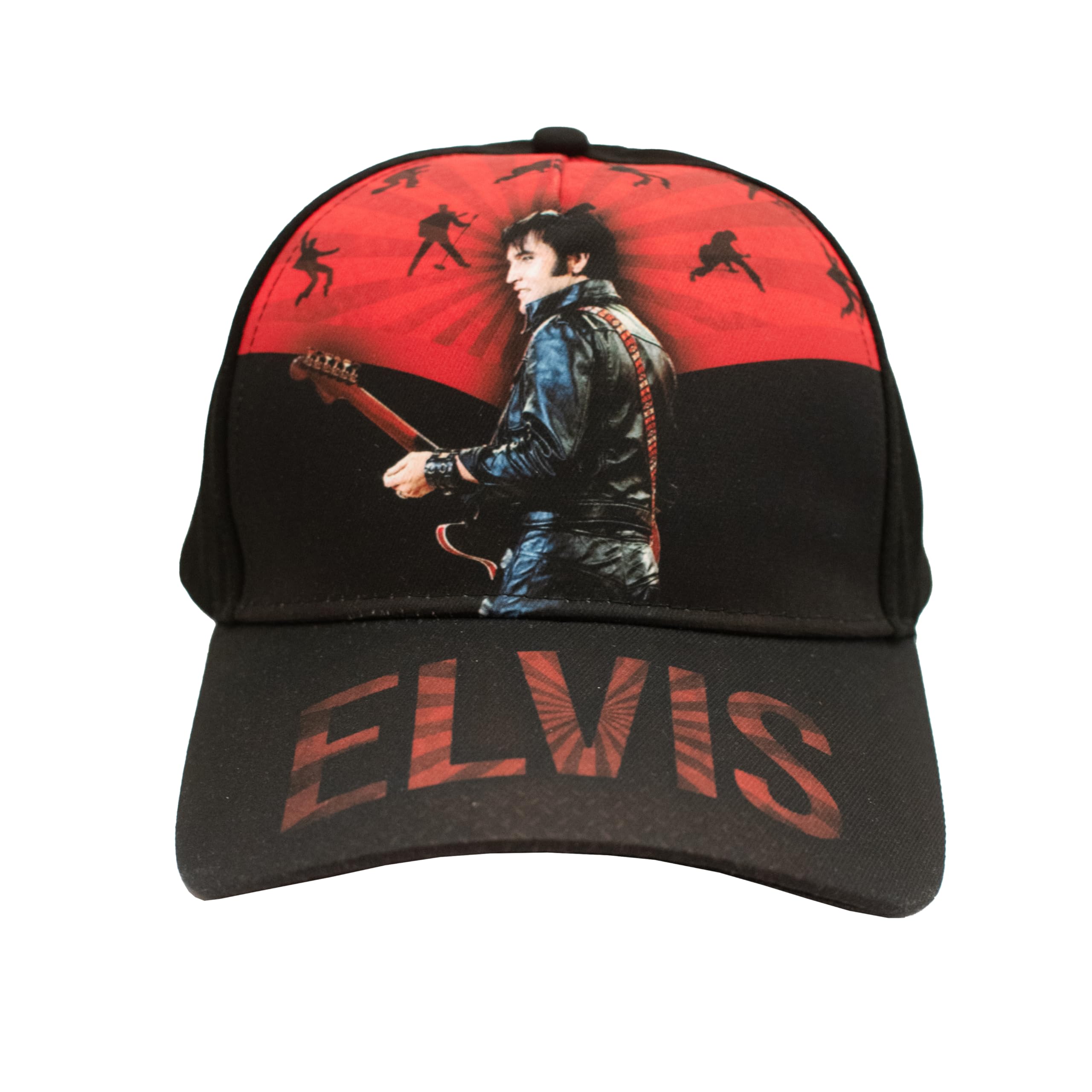 Elvis Presley Baseball Cap Black and Red Officially Licensed