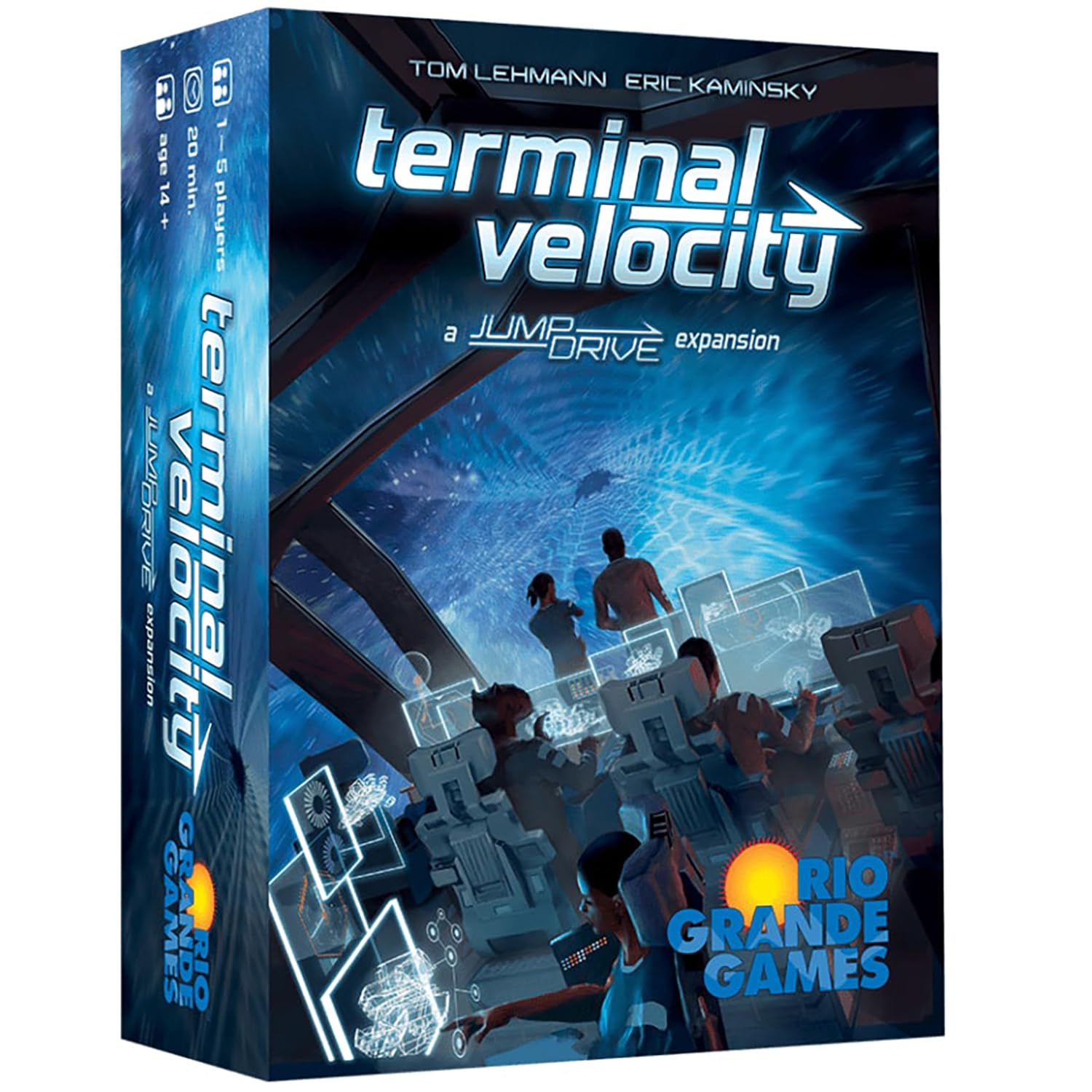 Rio Grande Games Jump Drive: Terminal Hız Genişletmesi - Galaxy Race Card Jump Drive Base Game için bir Genişleme - Galaxy Race Card Oyunları, 1-5 Oyuncu, 30 Dakika Oynama Süresi