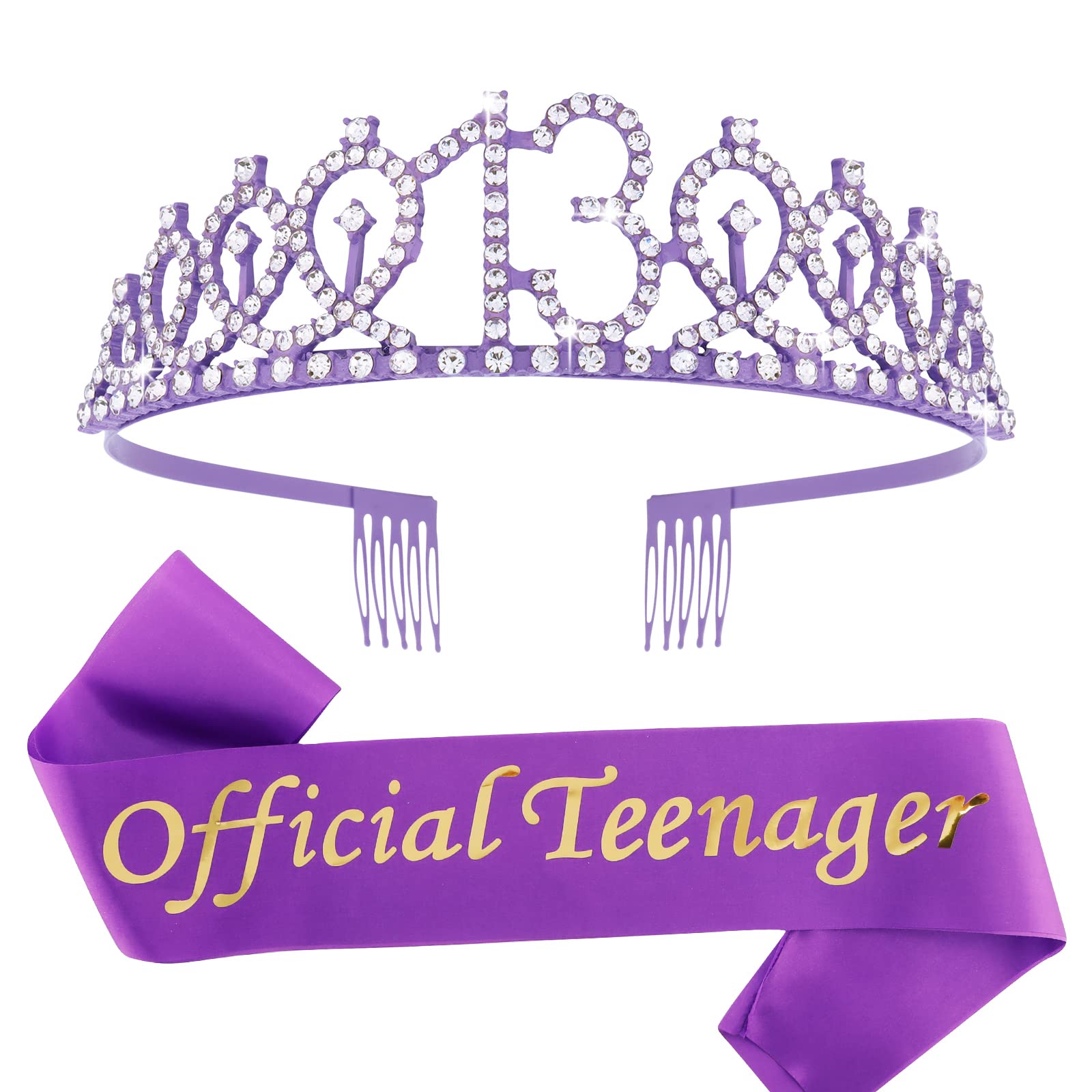 40th Birthday Crown & Sash Set - Women's Tiara -31 40th Birthday Crown & Sash Set - Women's Tiara -31