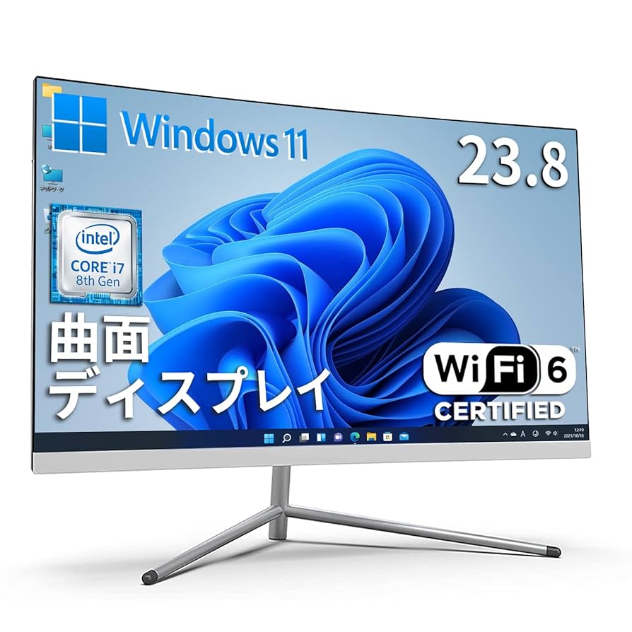 美品　Skynew 一体型PC i7-8565U/16GB/SSD 256GB Amazon.co.jp: 【Windows11搭載】Skynew 一体型PC i7-8565U/16GB