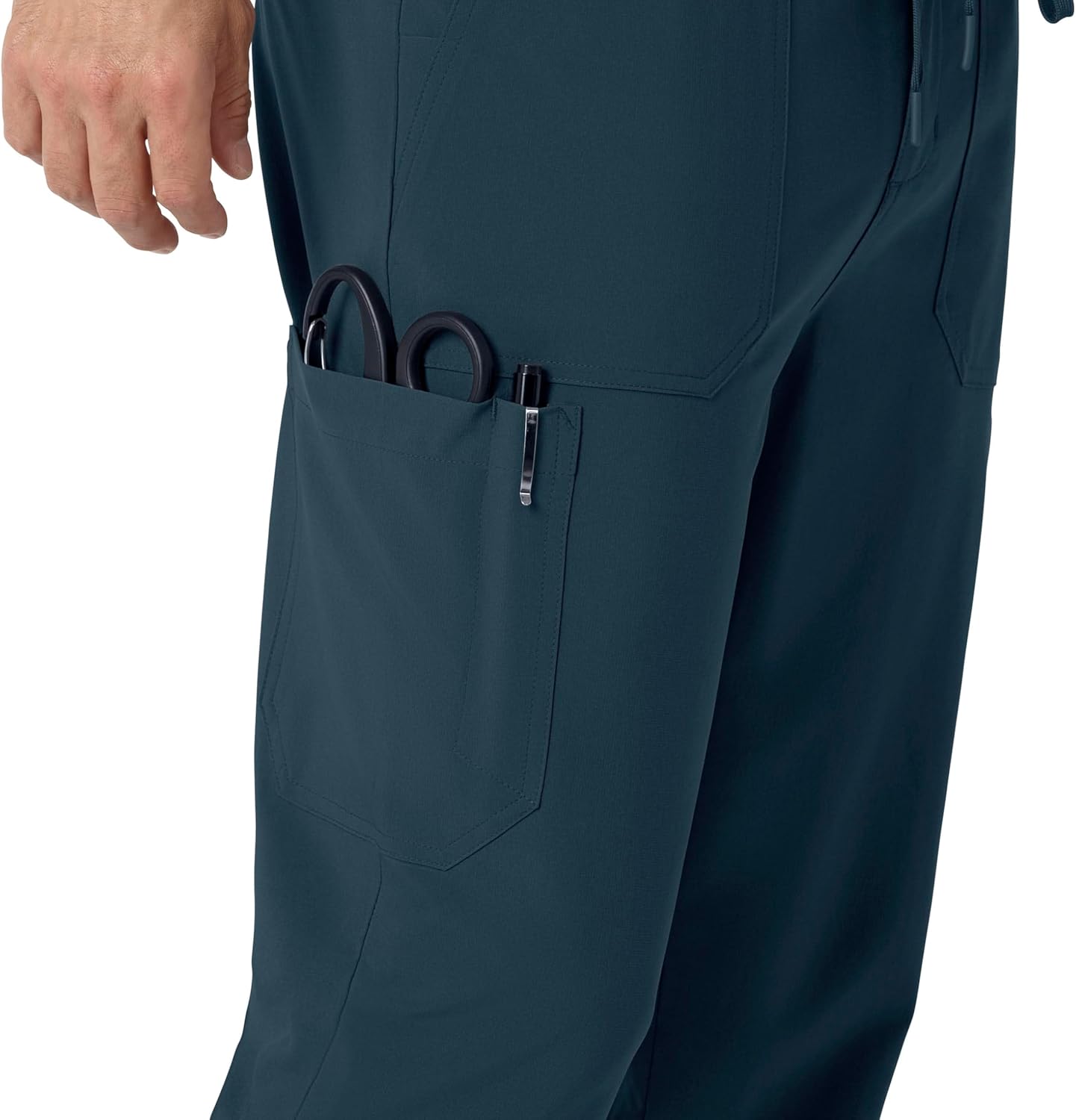 Carhartt Scrubs for Men Force Cross-Flex Joggers Pants with Drawstring and 7 Pockets - Image 6