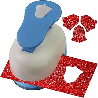 ECOHU Punch Bell Hole for Craft - 1 inch, Craft Christmas Punch, Tool Bell Punch for Scrapbook, Gifts, Festival Cards, Dec...