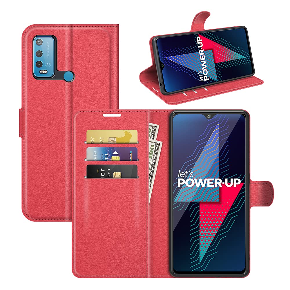 Lankashi Flip Vera Pelle Case per Wiko Power U30 6.8