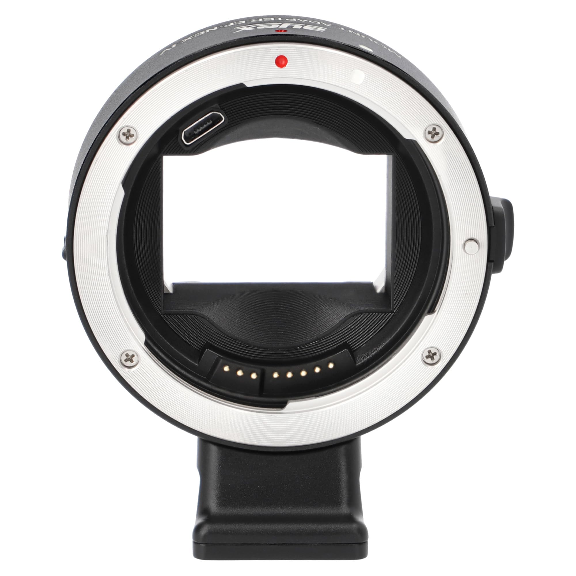 ayex Adattatore per obiettivo compatibile con obiettivi Canon EF, compatibile con fotocamere Sony E-Mount Dual Autofocus Control & is Stabilizzazione EF-NEX IV EF-E IV