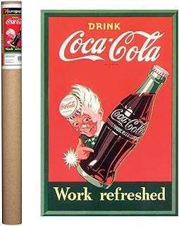 EuroGraphics Coca-Cola-Work Refreshed Poster, 36 x 24 inch