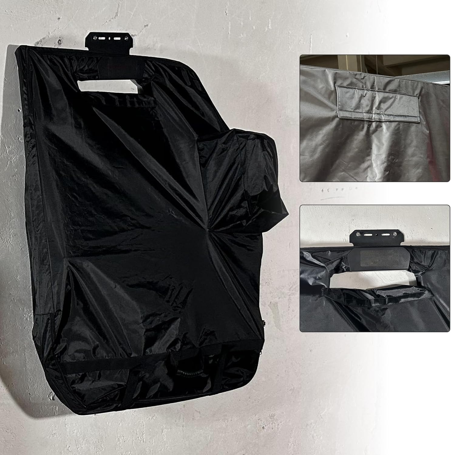 D-Lumina Hard Door Storage Bags - Compatible with 1976-2018 2019 2020 2021 2022 2023 2024 2025 Jeep Wrangler CJ YJ TJ JK JL & Gladiator JT 2-Doors, Doors Panel Bag, 2Pcs/Set