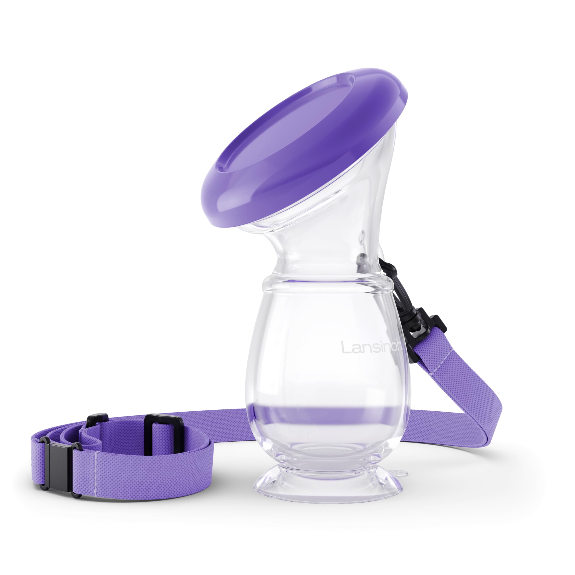 Lansinoh I Recueil Lait en Silicone – Tire-lait Manuel Sans BPA – Léger, Portable, Facile à Nettoyer – Collecteur de Lait Maternel