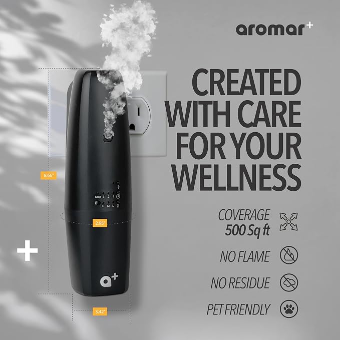 Difusor de Aromas Eléctrico Aromar Waterless Plug-In Negro miniatura 7