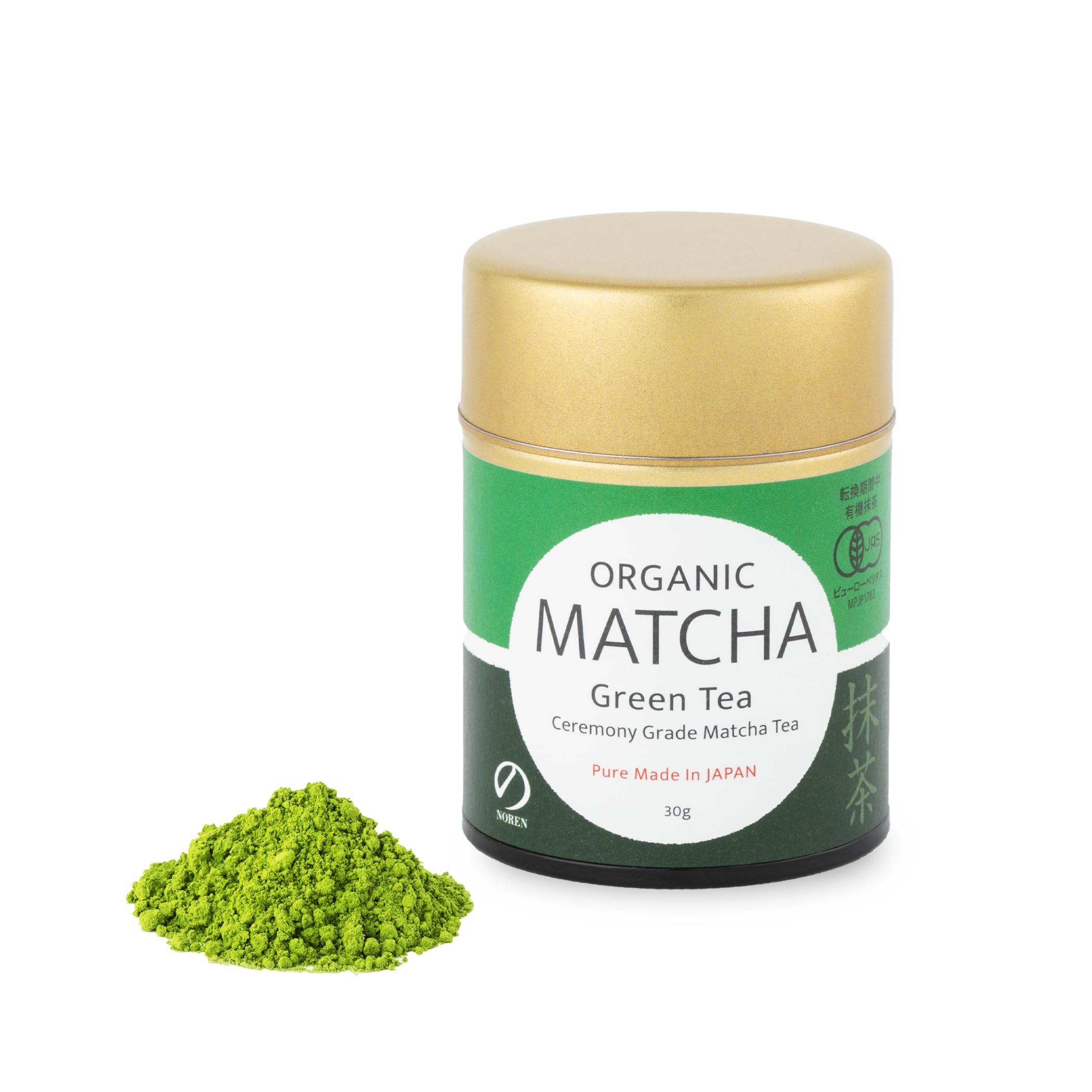 Amazon | のレン オーガニック 抹茶 Matcha 薄茶 (30g) / 日本国産